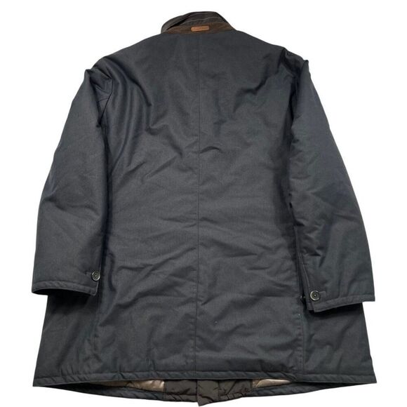 Gimos Zipper and Button Front Polyester Filled Jacket Black Men's Size 52 US XL - Picture 4 of 14